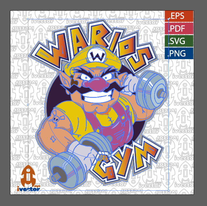 WARRIOR-GYM-VECTOR-EDITABLE-_P1 WARRIOR GYM VECTOR EDITABLE