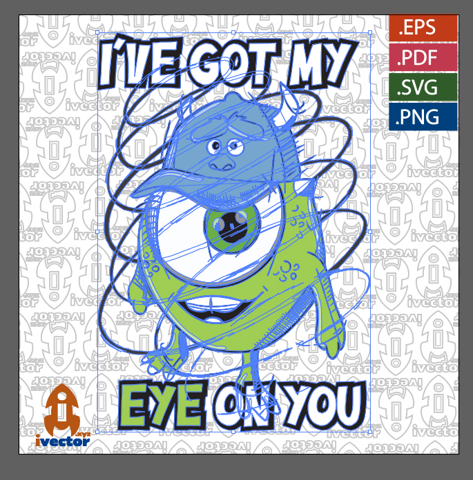 WASOWSKY-IVE-GOT-MY-EYES-VECTOR-EDITABLE-P1 WASOWSKY IVE GOT MY EYES VECTOR EDITABLE