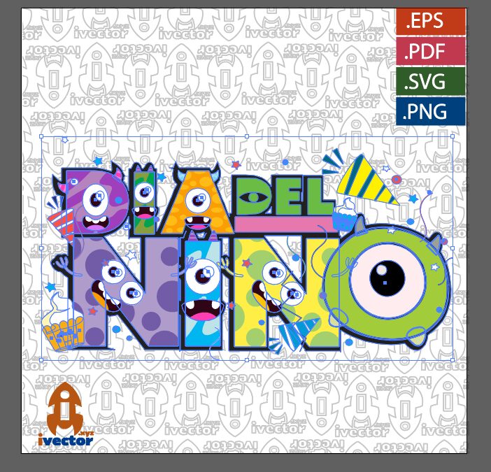 WASOWSKY-VECTOR-DIA-DEL-NINO-EDITABLE_2 WASOWSKY VECTOR DIA DEL NIÑO EDITABLE