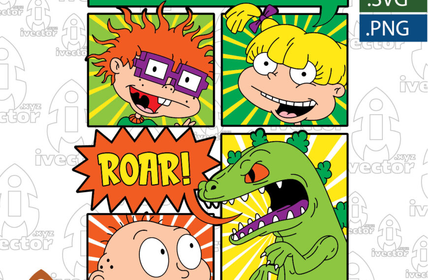 WE WANT RECTAR RUGRATS VECTOR EDITABLE