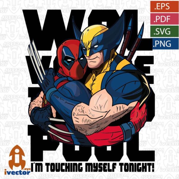 WOLVERINE-DEAD-POOL-BLACK-VECTOR-EDITABLE-01-600x600 Ivector - Recursos Ilimitados DTF