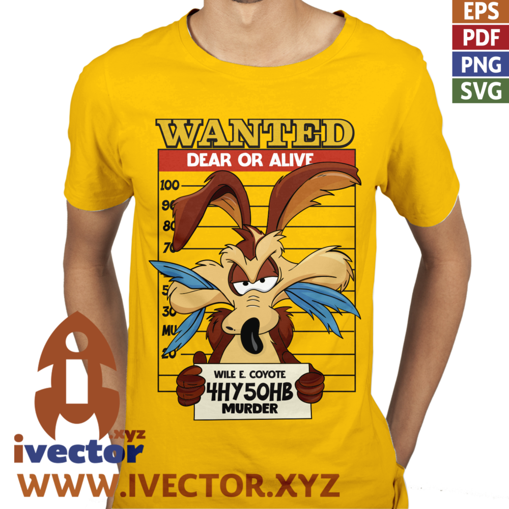 Wanted-Dead-or-Alive-Coyote-–-Funny-Western-Vector-Design_P2 “Wild Coyote Wanted Poster – Funny Western Vector Design”