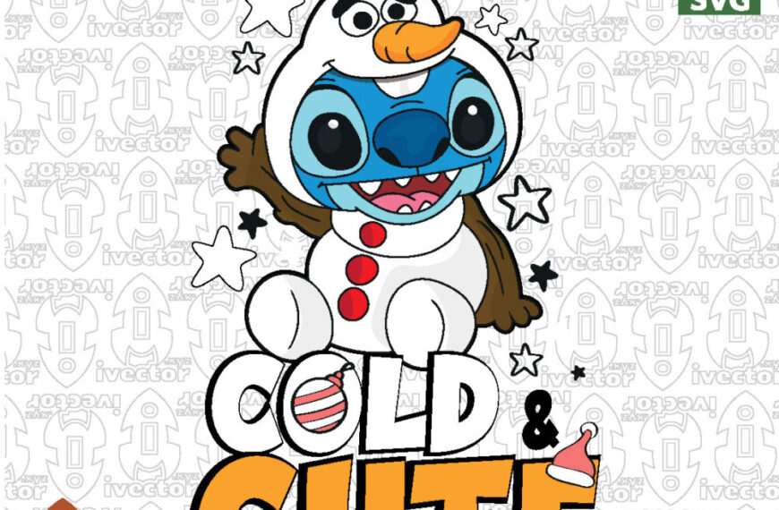Winter Magic Chibi Snow Character Vector | Personaje Invernal Kawaii SVG