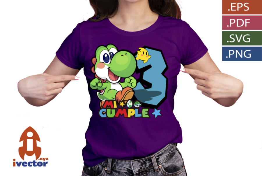 YOSHI-SUPER-MARIO-BROS-VECTOR-CUMPLEANOS-RECURSOS_P2 YOSHI SUPER MARIO BROS VECTOR CUMPLEAÑOS RECURSOS