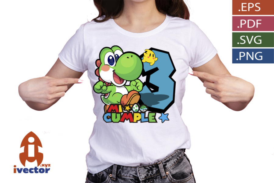 YOSHI-SUPER-MARIO-BROS-VECTOR-CUMPLEANOS-RECURSOS_P4 YOSHI SUPER MARIO BROS VECTOR CUMPLEAÑOS RECURSOS