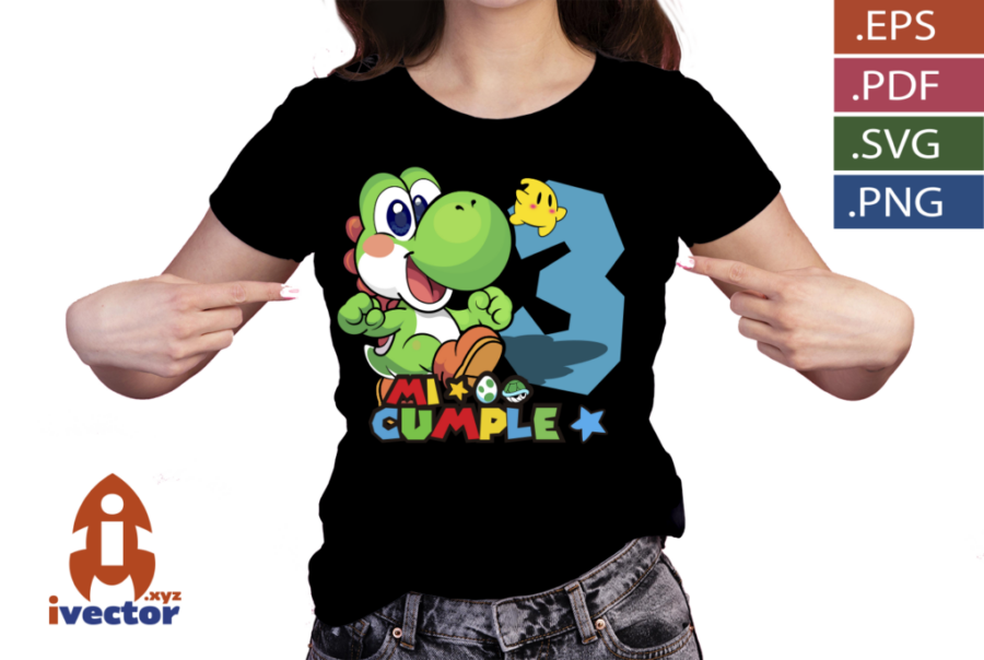 YOSHI-SUPER-MARIO-BROS-VECTOR-CUMPLEANOS-RECURSOS_P5 YOSHI SUPER MARIO BROS VECTOR CUMPLEAÑOS RECURSOS