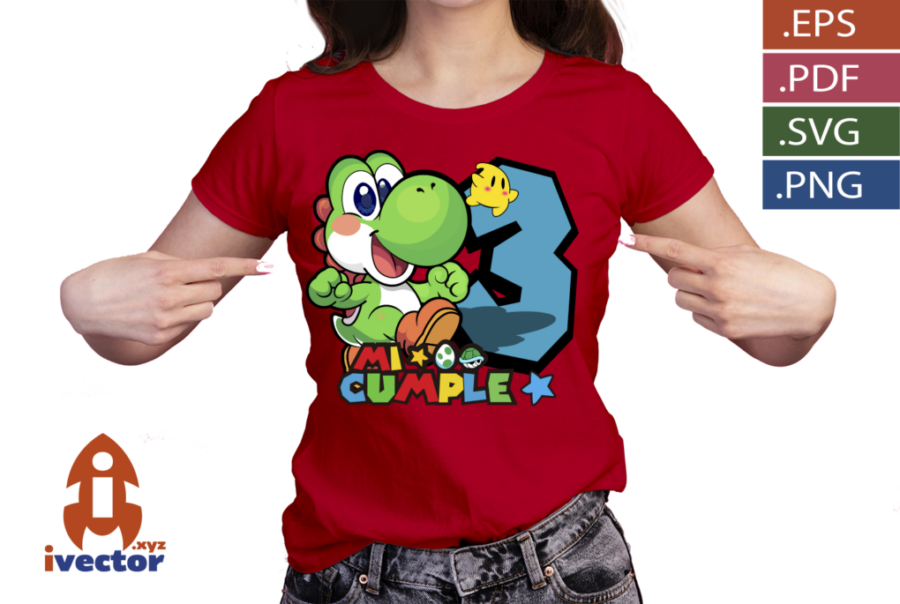 YOSHI-SUPER-MARIO-BROS-VECTOR-CUMPLEANOS-RECURSOS_P6 YOSHI SUPER MARIO BROS VECTOR CUMPLEAÑOS RECURSOS
