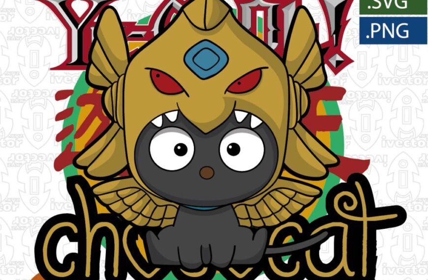 YU GI OH CHOCOCAT VECTOR EDITABLE PERSONAJES