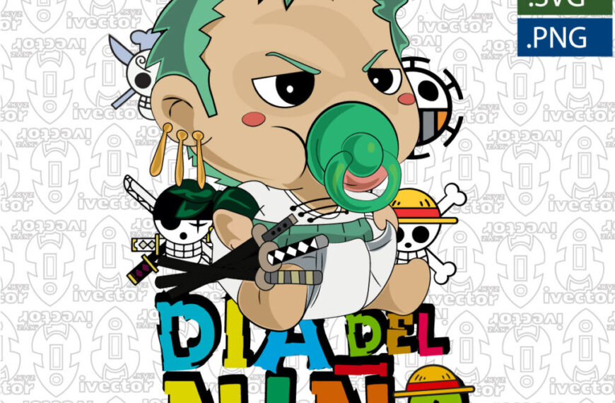 ZORO BEBE DIA DEL NIÑO EDITABLE
