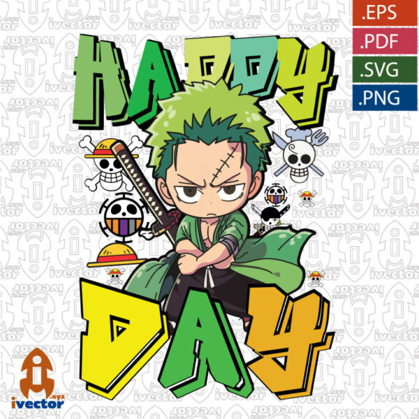 ZORO-ONE-PIECE-HAPPY-DAY-VECTOR-EDITABLE_Mesa-de-trabajo-1-600x600 Ivector - Recursos Ilimitados DTF