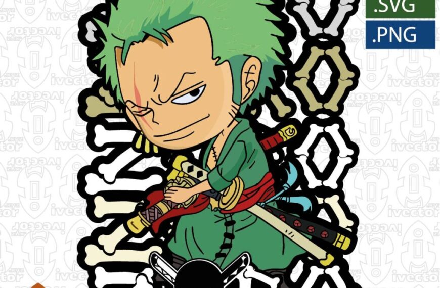 ZORO VECTOR EDITABLE EPS PDF ONE PIECE