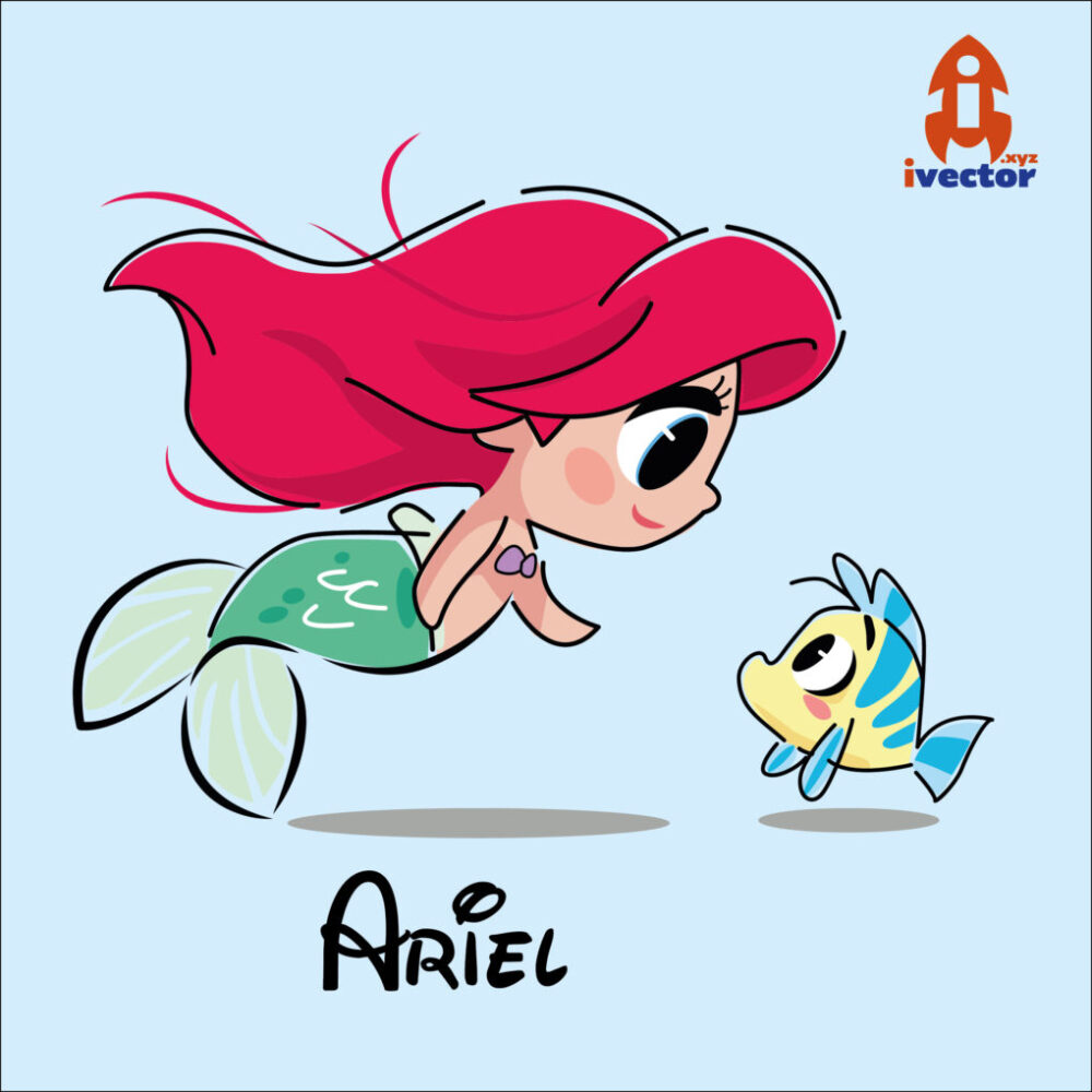 Ariel.- Princesas Disney