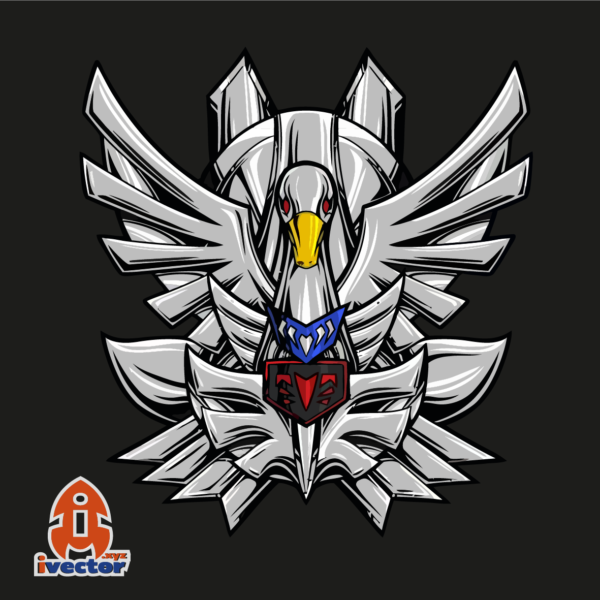 armadura-de-cisne-01-600x600 Papá es tan...como shrek eps pdf Vector