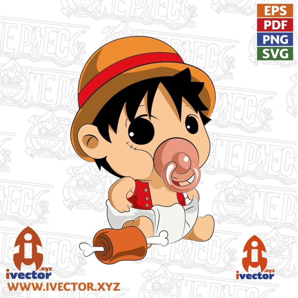 bebe luffi vector editable