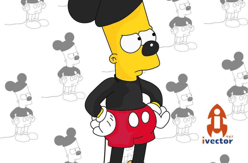 Bart Mickey Mouse Vector Eps Pdf