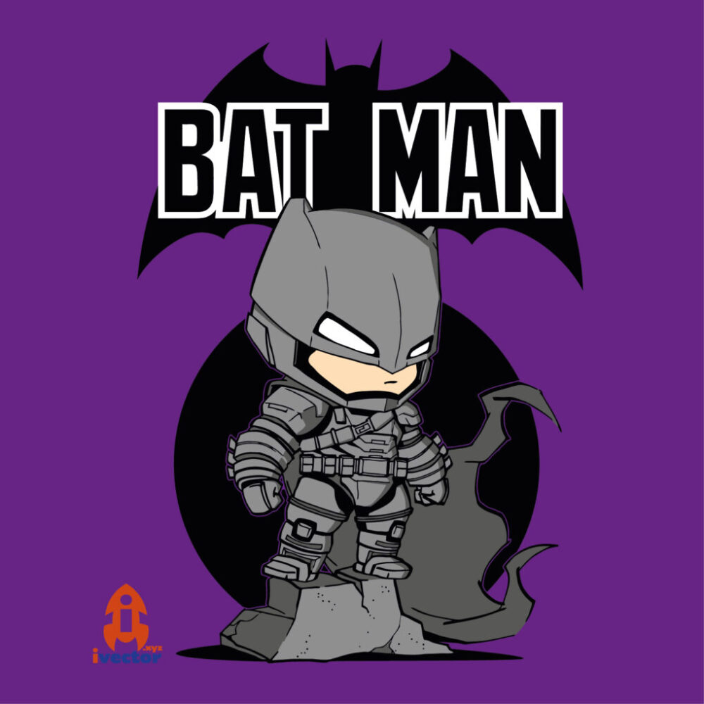 Batman Chibi Vector