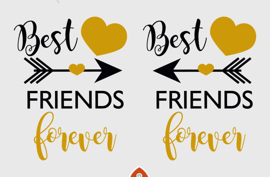 Best Friends Forever Vector Eps
