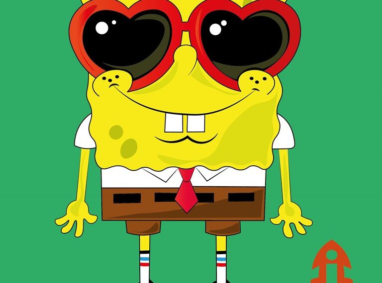 Bob Esponja Lentes Corazon Eps