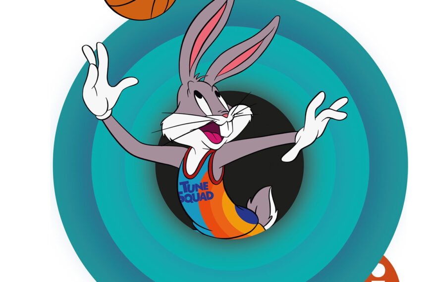 Bugs Bunny Espace Jam Basquetball vector Eps PDf