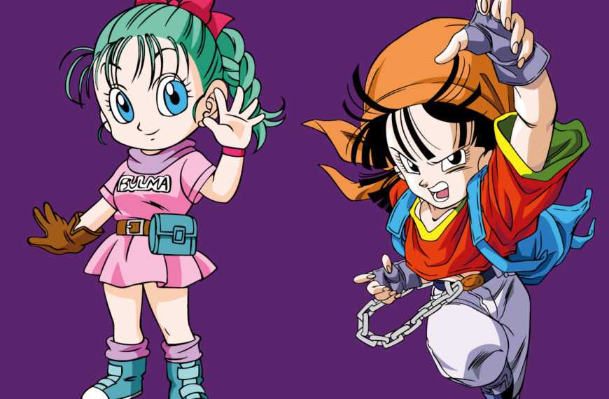 Bulma y Pan DBZ Vector Eps