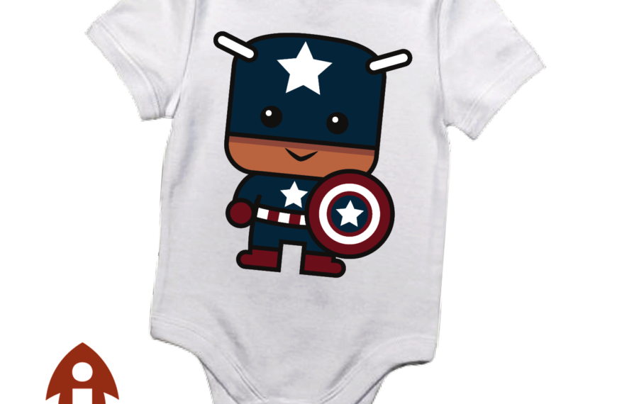 Capitán América Vector Pañalero Marvel