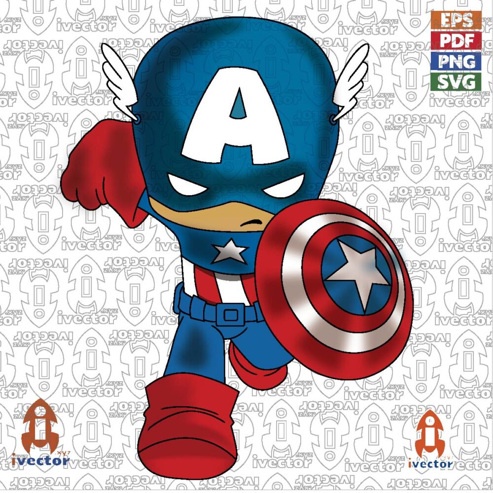 capitan-america-vector-01 VECTORES Y RECURSOS