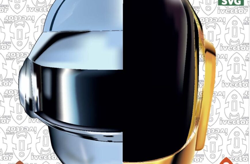 Daftpunk Casco Fusión Vectorizado Eps Eps