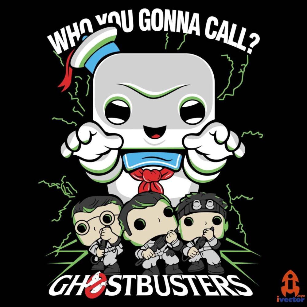 Caza Fantasmas Funko Vector Editable