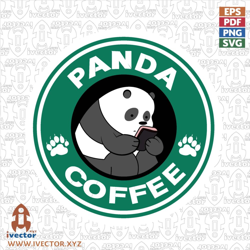 coffee-panda-01 VECTORES Y RECURSOS