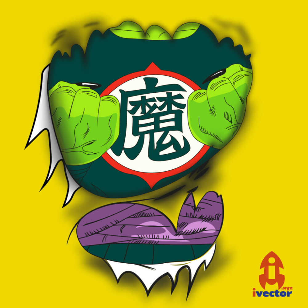 Dorso Piccolo Dragon Ball Z Vector EPs