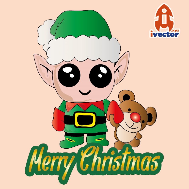 Duende Navideño Vector | Navidad