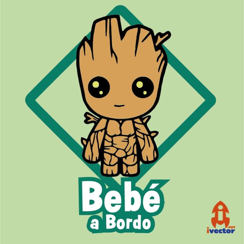 GROOT VECTOR EDITABLE EPS PDF EDITABLE