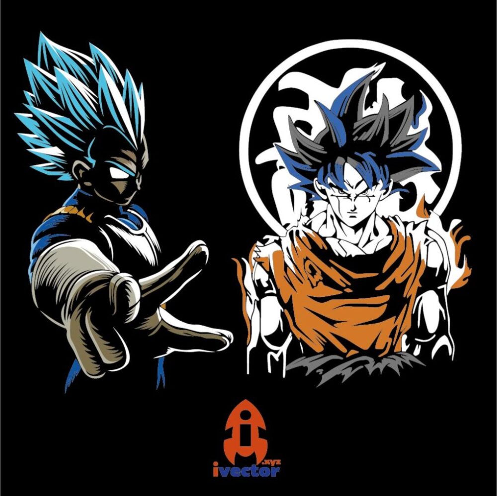 VEGUETA GOKU VECTOR EDITABLE EPS PDF