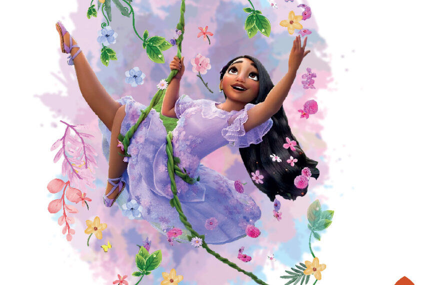 Floral Princess Swing Watercolor Vector Design for T-Shirts, Stickers and Crafts
