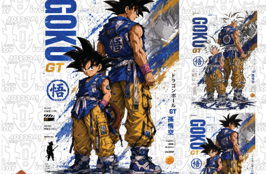Anime Warrior Streetwear PNG | High Quality Graphic Design for Printing
