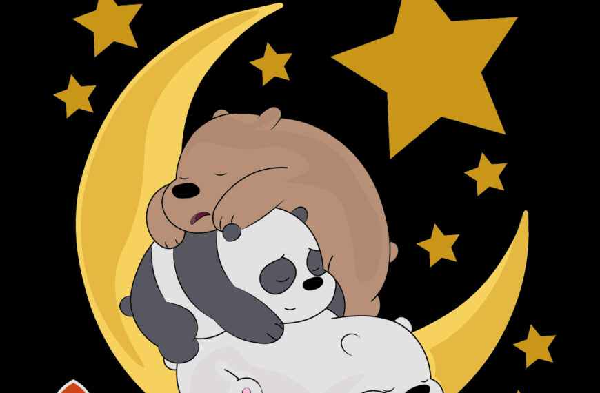 Osos Escandalosos dormidos sobre la luna eps