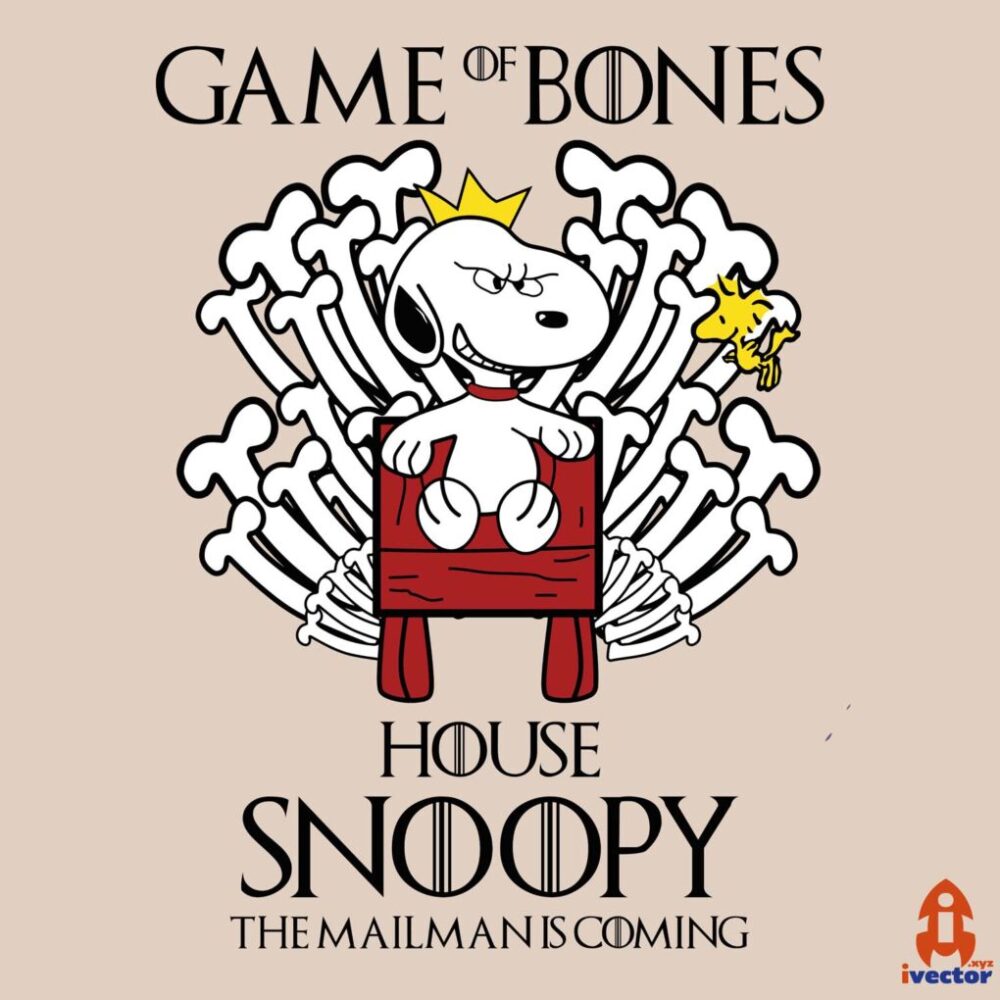 Game of Thrones Snoopy vector