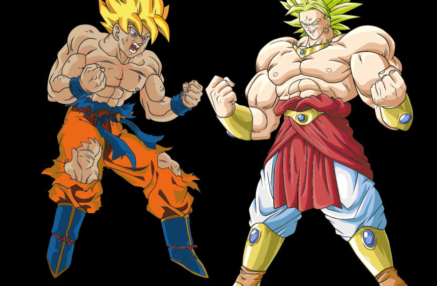 Goku and Browly poderosos vector eps