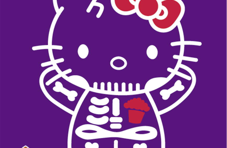 Hello Kitty Calavera Eps Pdf Vector Corte Vinil Halloween