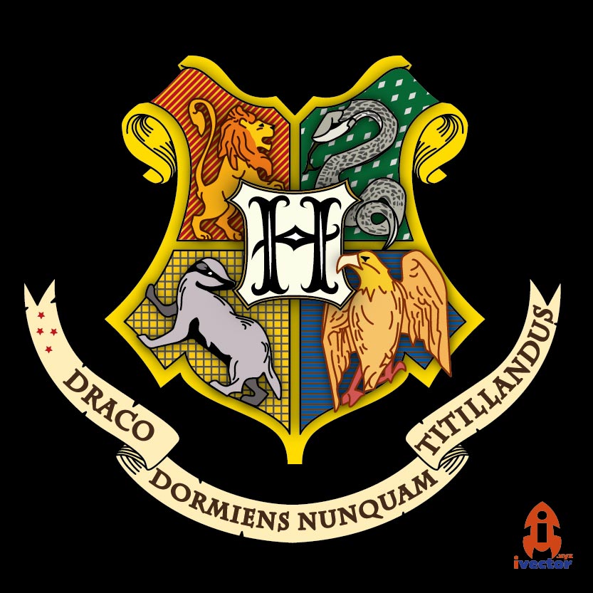 Hogwarts Logo Vector HARRY POTTER