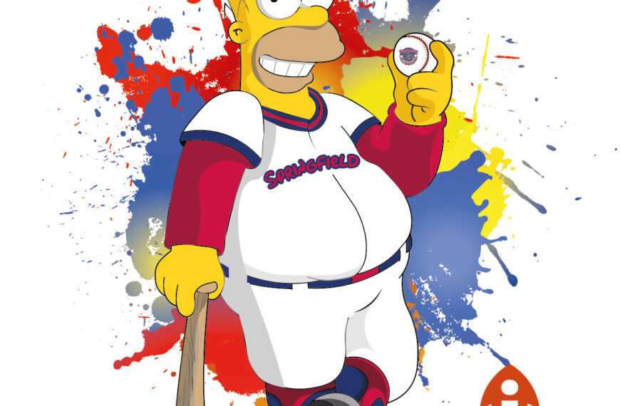 Homero Beisbolista Isotopos Vector Eps