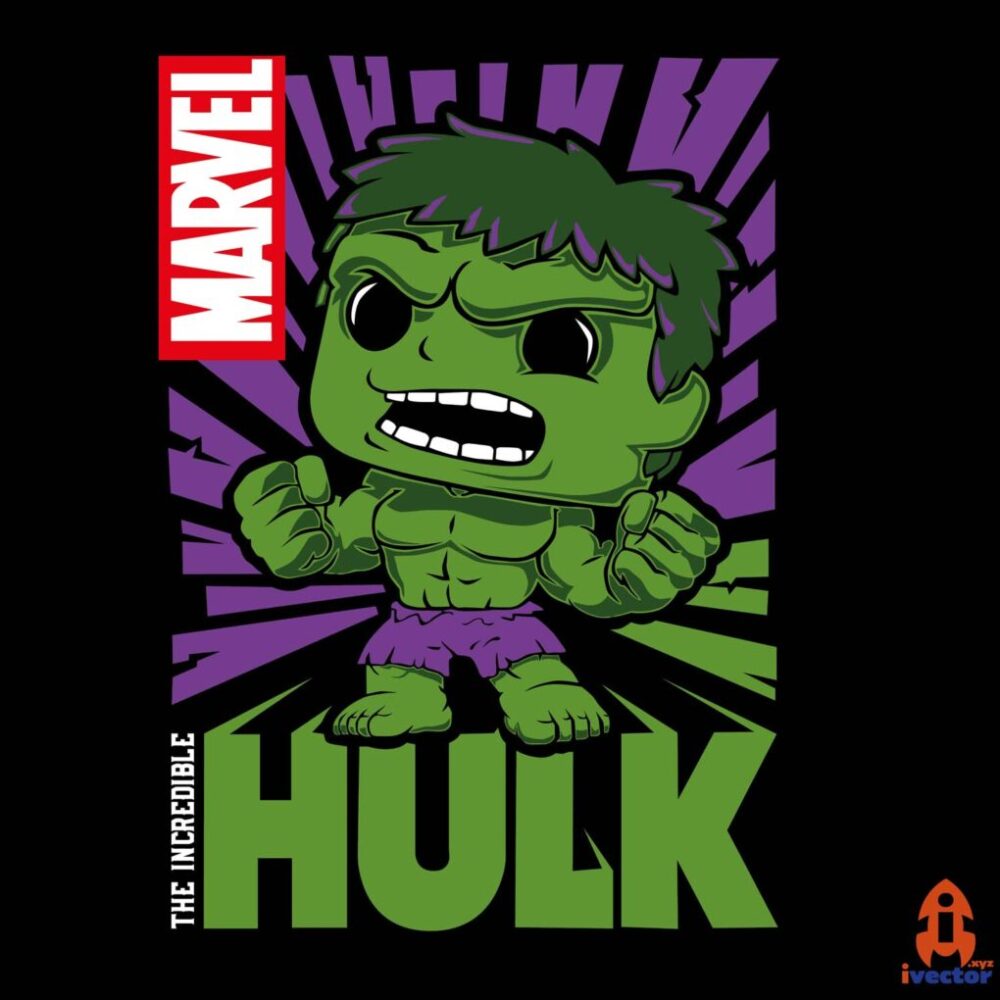 Hulk Funko Vector Editable Dtf, eps, pdf