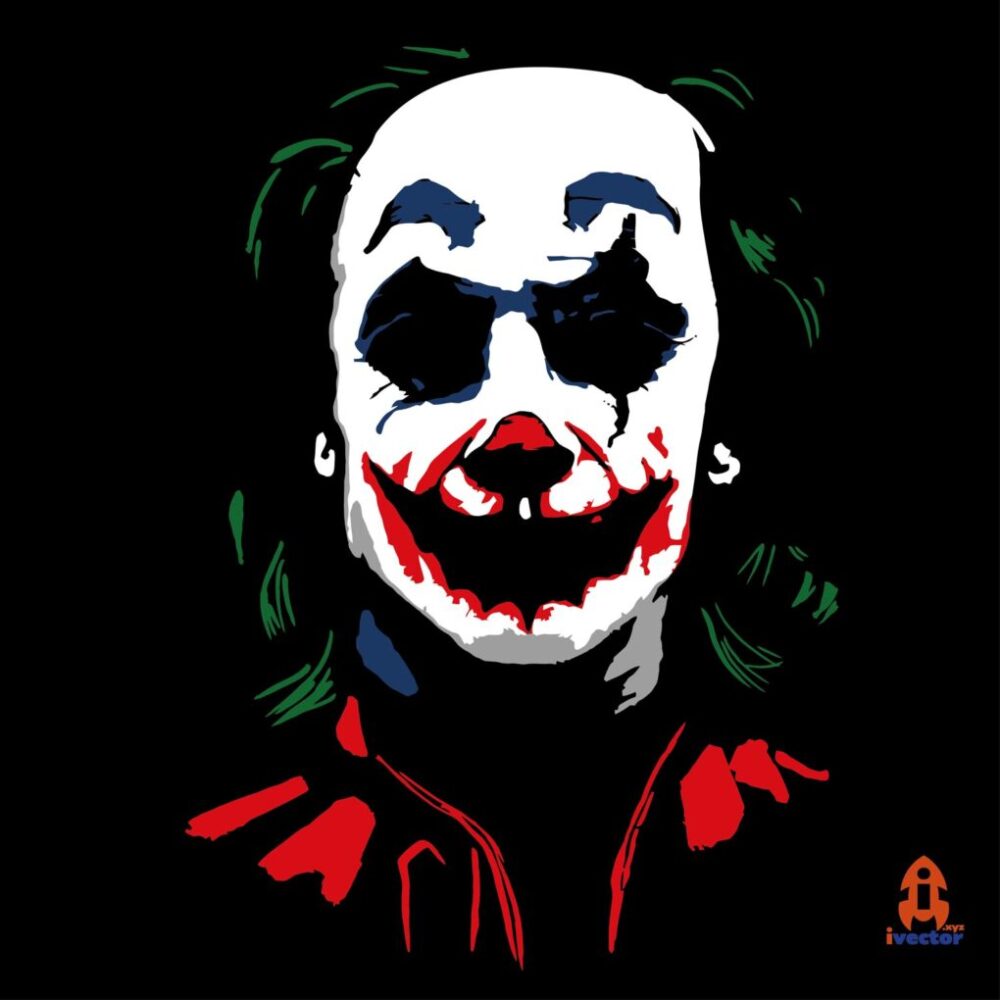 Jocker Sombra Vector EPS PDF VECTOR CORTE VINIL