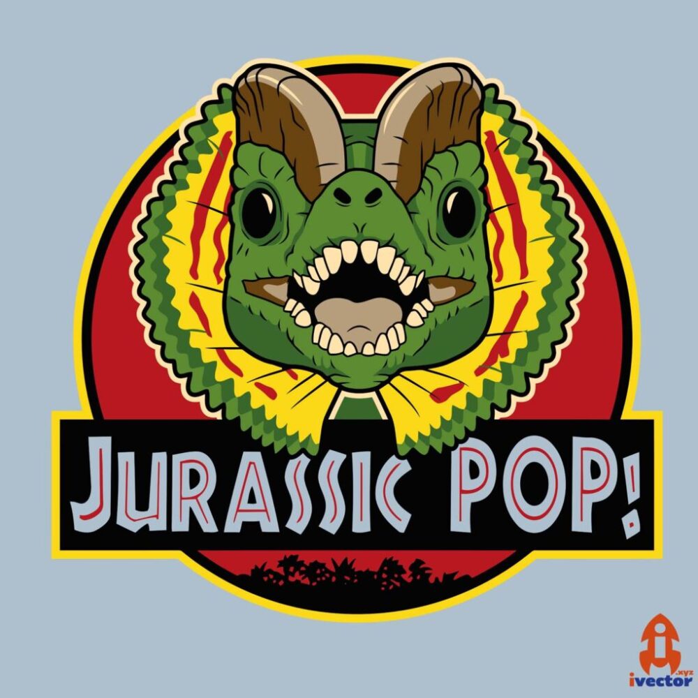 Jurasic Pop Logo vector