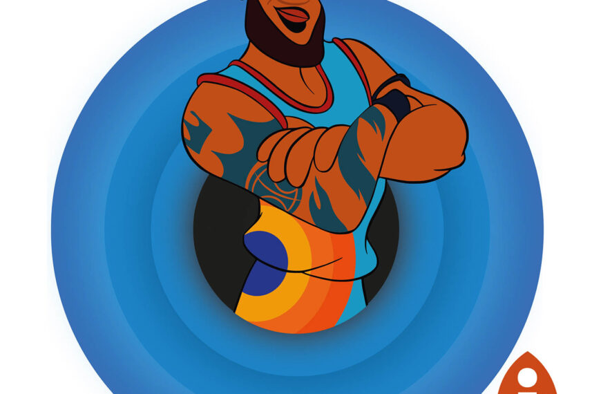 Lebron James Pose Space Jam Vector Eps Pdf