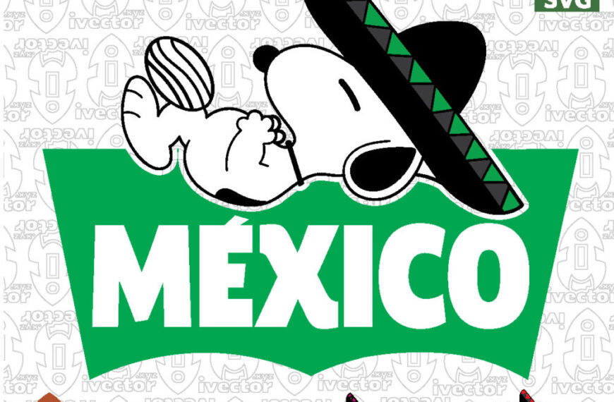Mexico Cartoon Character with Traditional Sombrero – Mexican Fiesta Vector Design