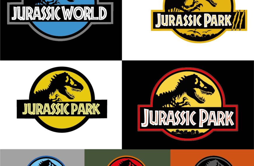 LOGOS JURASSIC WORLD – PARK EDITABLES CON FUENTE INCLUÍDA EPS PDF