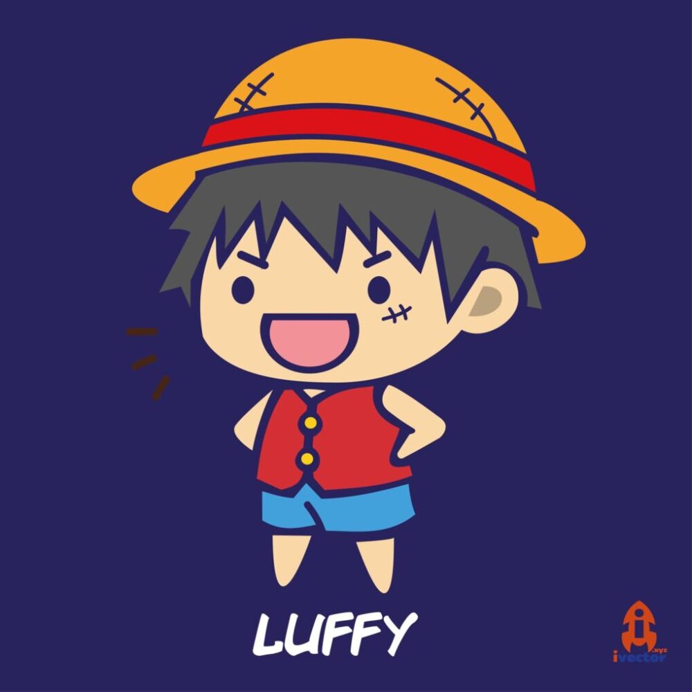 One Piece Luffy vector