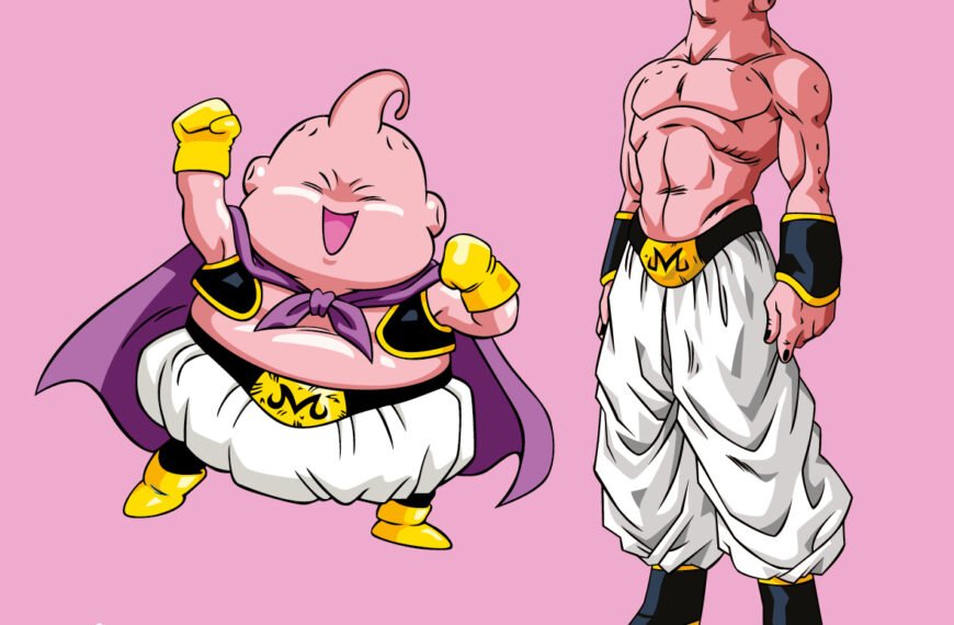 Majin Buu transformación vector DBZ eps