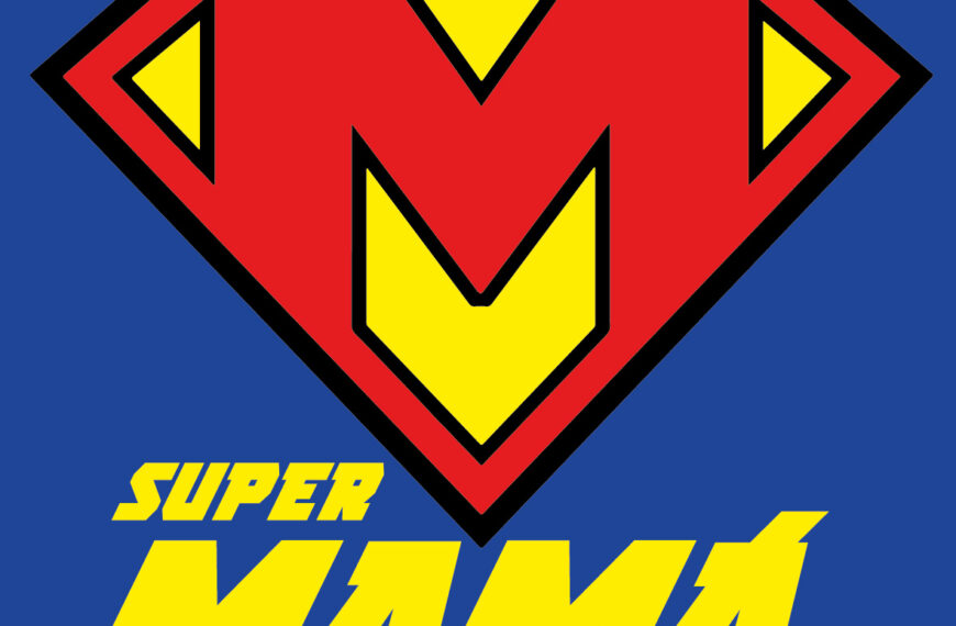 Super Mamá logo Vector corte vinil Eps PDF